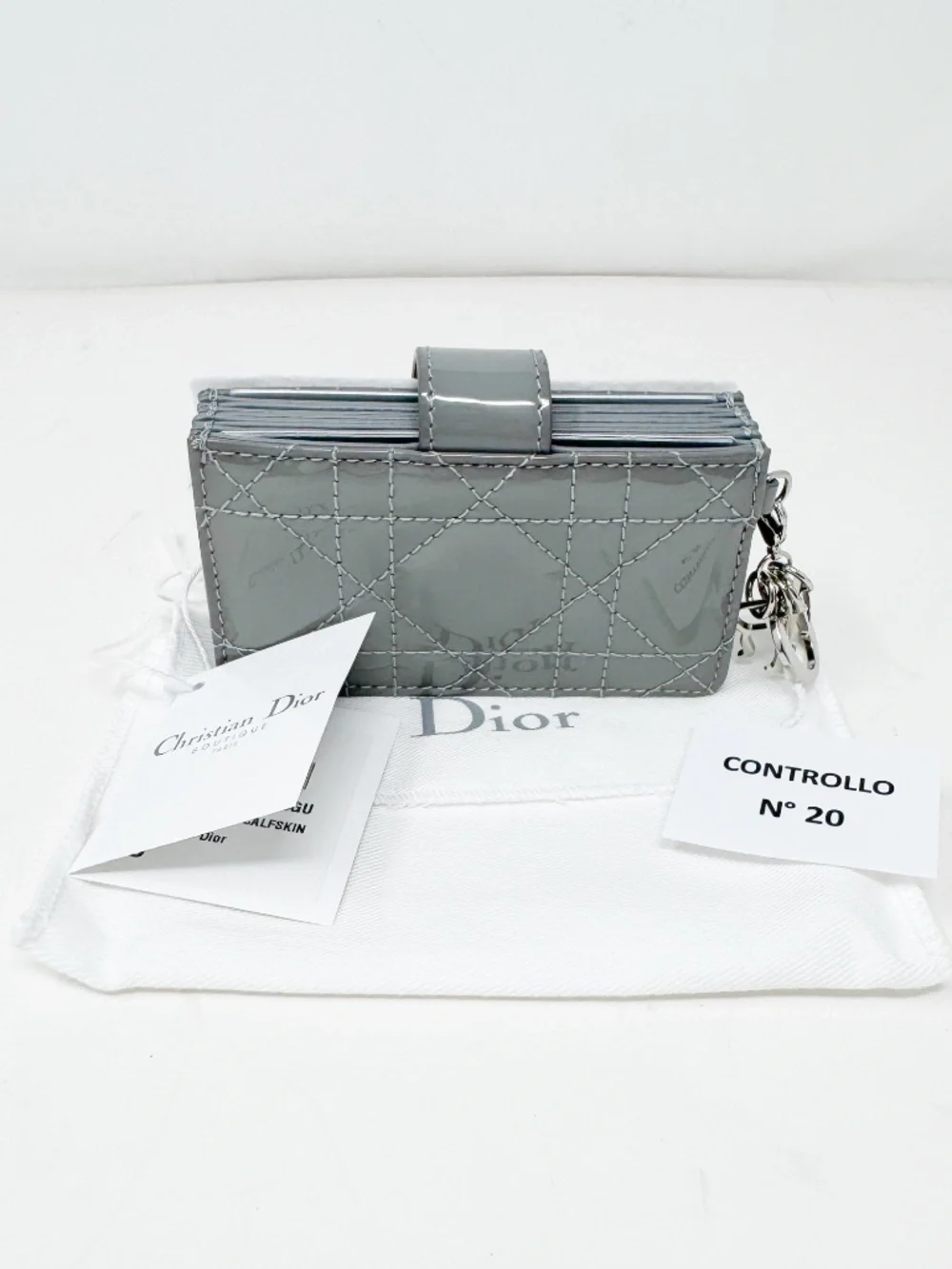 Dior Lady Dior Jasmine Card Holder